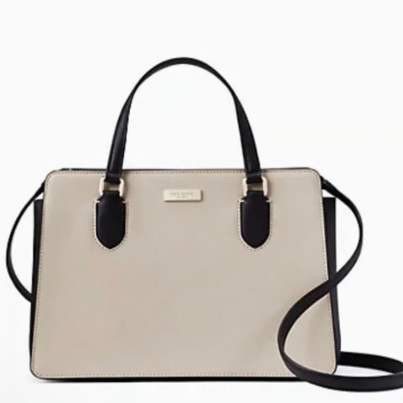 kate spade Handbags - Kate Spade Black and Cream Satchel shoulder bag